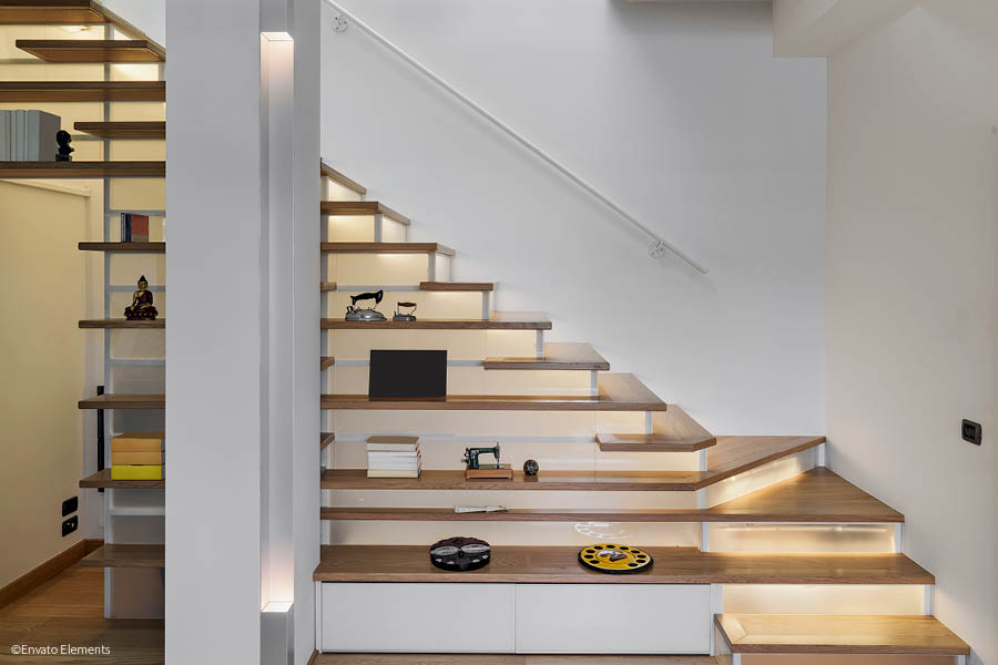 Treppe nach Maß mit Schubfächern | Aktuelles – Trends – News im Februar 2025 | Möbeltischlerei woodendesign | Tischlerei Möbeltischler Möbelmanufaktur Hamburg